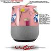 Decal Style Skin Wrap for Google Home Original - Beach Party Umbrellas Pink (Google Home NOT Included) by WraptorSkinz view 2
