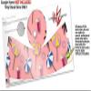 Decal Style Skin Wrap for Google Home Original - Beach Party Umbrellas Pink (Google Home NOT Included) by WraptorSkinz view 3