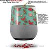 Decal Style Skin Wrap for Google Home Original - Crabs and Shells Seafoam Green (Google Home NOT Included) by WraptorSkinz view 2