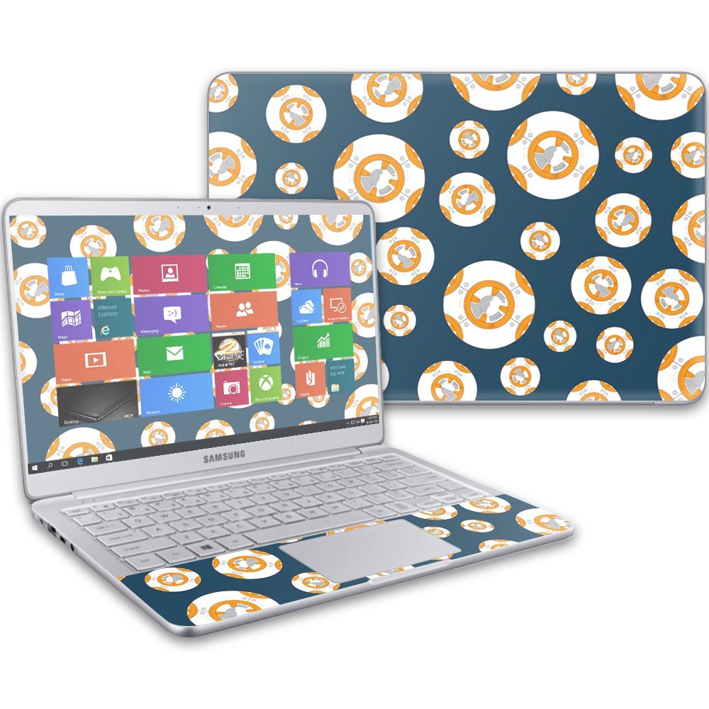 MightySkins Skin Compatible with Samsung Notebook 9 13" (2017) wrap Cover Sticker Skins Mini Galaxy Bots