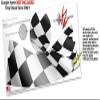 Decal Style Skin Wrap for Google Home Original - Checkered Racing Flag (Google Home NOT Included) by WraptorSkinz view 3