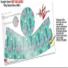 Decal Style Skin Wrap for Google Home Original - Seahorses and Shells Seafoam Green (Google Home NOT Included) by WraptorSkinz view 3