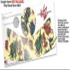 Decal Style Skin Wrap for Google Home Original - Floating Coral Yellow Sunshine (Google Home NOT Included) by WraptorSkinz view 3
