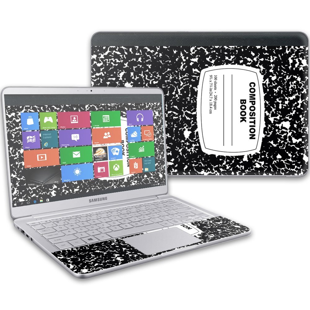 MightySkins Skin Compatible with Samsung Notebook 9 13" (2017) wrap Cover Sticker Skins Composition Book