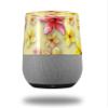 Decal Style Skin Wrap for Google Home Original - Beach Flowers Yellow Sunshine (Google Home NOT Included) by WraptorSkinz view 1