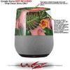 Decal Style Skin Wrap for Google Home Original - Famingos and Flowers Pink (Google Home NOT Included) by WraptorSkinz view 2