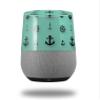 Decal Style Skin Wrap for Google Home Original - Anchors Away 02 Seafoam Green (Google Home NOT Included) by WraptorSkinz view 1