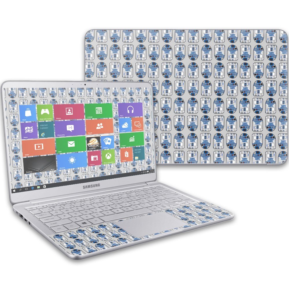 MightySkins Skin Compatible with Samsung Notebook 9 13" (2017) wrap Cover Sticker Skins Galaxy Bots