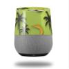 Decal Style Skin Wrap for Google Home Original - Coconuts Palm Trees and Bananas Sage Green (Google Home NOT Included) by WraptorSkinz view 1
