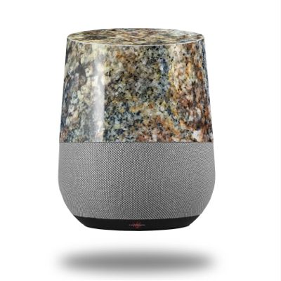 Decal Style Skin Wrap for Google Home Original - Marble Granite 05 Speckled (Google Home NOT Included) by WraptorSkinz