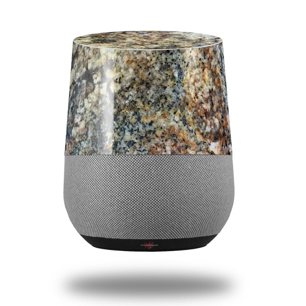 Decal Style Skin Wrap for Google Home Original - Marble Granite 05 Speckled (Google Home NOT Included) by WraptorSkinz