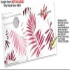 Decal Style Skin Wrap for Google Home Original - Palms 02 Red (Google Home NOT Included) by WraptorSkinz view 3