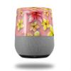 Decal Style Skin Wrap for Google Home Original - Beach Flowers Pink (Google Home NOT Included) by WraptorSkinz view 1
