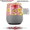Decal Style Skin Wrap for Google Home Original - Beach Flowers Pink (Google Home NOT Included) by WraptorSkinz view 2
