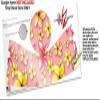 Decal Style Skin Wrap for Google Home Original - Beach Flowers Pink (Google Home NOT Included) by WraptorSkinz view 3