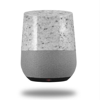 Decal Style Skin Wrap for Google Home Original - Marble Granite 10 Speckled Black White (Google Home NOT Included) by WraptorSkinz