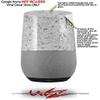 Decal Style Skin Wrap for Google Home Original - Marble Granite 10 Speckled Black White (Google Home NOT Included) by WraptorSkinz view 2