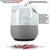 Decal Style Skin Wrap for Google Home Original - Watercolor Leaves Blues (Google Home NOT Included) by WraptorSkinz view 2