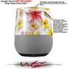 Decal Style Skin Wrap for Google Home Original - Beach Flowers White (Google Home NOT Included) by WraptorSkinz view 2