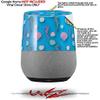 Decal Style Skin Wrap for Google Home Original - Seahorses and Shells Blue Medium (Google Home NOT Included) by WraptorSkinz view 2