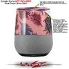 Decal Style Skin Wrap for Google Home Original - Floating Coral Pink (Google Home NOT Included) by WraptorSkinz view 2