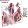 Decal Style Skin Wrap for Google Home Original - Floating Coral Pink (Google Home NOT Included) by WraptorSkinz view 3