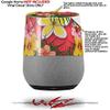 Decal Style Skin Wrap for Google Home Original - Beach Flowers 02 Coral (Google Home NOT Included) by WraptorSkinz view 2