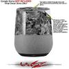 Decal Style Skin Wrap for Google Home Original - Marble Granite 02 Speckled Black Gray (Google Home NOT Included) by WraptorSkinz view 2