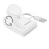 [MFI Certified] Replacement Protable Magnetic Charging Dock for Apple iWatch, Foldable Enable Nightstand Mode with 3ft Long USB Cable Compatible for All iWatch Series 1, 2, 3 (38, 42mm) (White) view 1