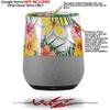 Decal Style Skin Wrap for Google Home Original - Beach Flowers 02 White (Google Home NOT Included) by WraptorSkinz view 2