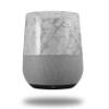 Decal Style Skin Wrap for Google Home Original - Marble Granite 09 White Gray (Google Home NOT Included) by WraptorSkinz view 1