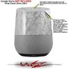 Decal Style Skin Wrap for Google Home Original - Marble Granite 09 White Gray (Google Home NOT Included) by WraptorSkinz view 2