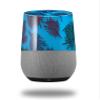 Decal Style Skin Wrap for Google Home Original - Floating Coral Blue Medium (Google Home NOT Included) by WraptorSkinz view 1