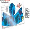 Decal Style Skin Wrap for Google Home Original - Floating Coral Blue Medium (Google Home NOT Included) by WraptorSkinz view 3