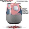 Decal Style Skin Wrap for Google Home Original - Starfish and Sea Shells Pink (Google Home NOT Included) by WraptorSkinz view 2