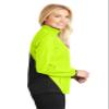 Port Authority Ladies Zephyr Reflective Hit Full-Zip Jacket. L345 Safety view 3