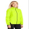 Port Authority Ladies Zephyr Reflective Hit Full-Zip Jacket. L345 Safety view 4