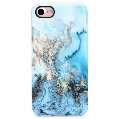 Turbo Delivery LLC - Marble Pattern Hard Rubber Phone for Apple iPod 6, 6th Gen. Made and Shipped from The USA. Design 34