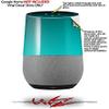 Decal Style Skin Wrap for Google Home Original - Smooth Fades Neon Teal Black (Google Home NOT Included) by WraptorSkinz view 2