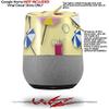 Decal Style Skin Wrap for Google Home Original - Beach Party Umbrellas Yellow Sunshine (Google Home NOT Included) by WraptorSkinz view 2