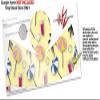 Decal Style Skin Wrap for Google Home Original - Beach Party Umbrellas Yellow Sunshine (Google Home NOT Included) by WraptorSkinz view 3