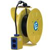 50' 12/3 SJOW Cable Cord Reel W/ 20 A Quad Box, LE9050123QB2 view 1