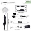 AIBOO Under Cabinet LED Puck Lights Kit with Touching Switch Dimmable for Kitchen Cupboard Closet Lighting (6 Lights,Daylight White) view 3