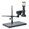 1080P VGA AV USB 3 in1 Digital Industry Microscope Camera Set & Big Stand Universal Bracket & 180X Zoon C-Mount Lens & 144 LED Light view 1