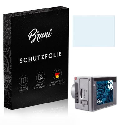 Bruni Screen Protector compatible with Actionpro X7 Edition 2015 Protector Film, crystal clear Protective Film (2X)