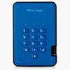 iStorage diskAshur2 SSD 1TB Blue | Secure portable solid state drive | Password protected | Dust & water resistant | Hardware Encryption view 1