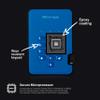 iStorage diskAshur2 SSD 1TB Blue | Secure portable solid state drive | Password protected | Dust & water resistant | Hardware Encryption view 4
