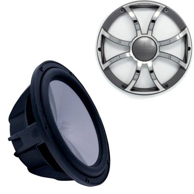 Wet Sounds REVO10HPS4-B Revo High Power 10" Subwoofer with Grill - Black Subwoofer & Gunmetal Steel Grill