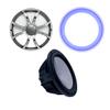 Wet Sounds REVO10 High Power S4-B Revo 10" Sub with LED Ring & Grill - Black Subwoofer & Gunmetal Steel Grill view 1