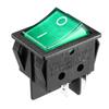 uxcell DPST On Off Button 4P Green LED Light AC 16A/125V 16A/250V view 1